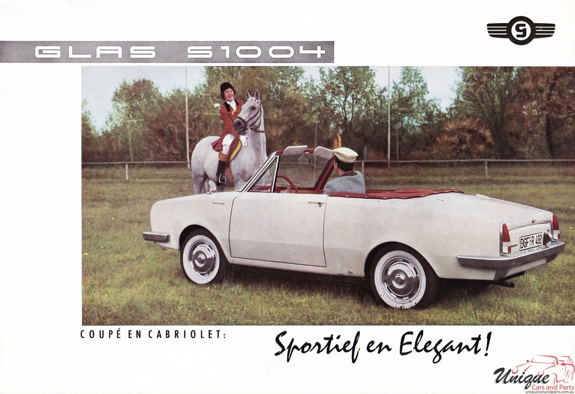 1963 Glas S1004 Sports Brochure Page 3
